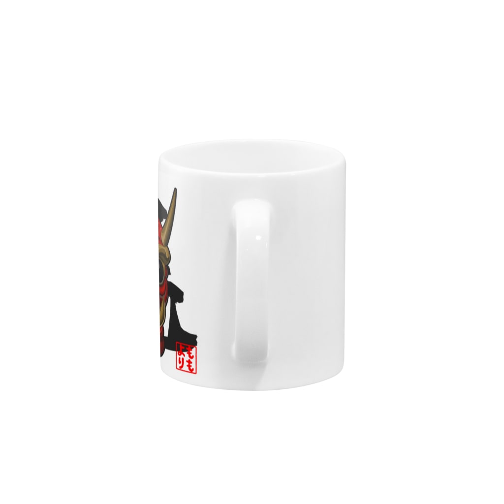 ももよりの餅割鬼面 Mug :handle