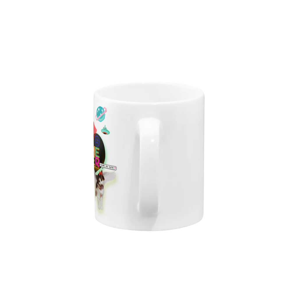 𝙈𝙊𝙈𝙊'𝙨 𝙎𝙝𝙤𝙥のGAME OVER-ハート型 Mug :handle