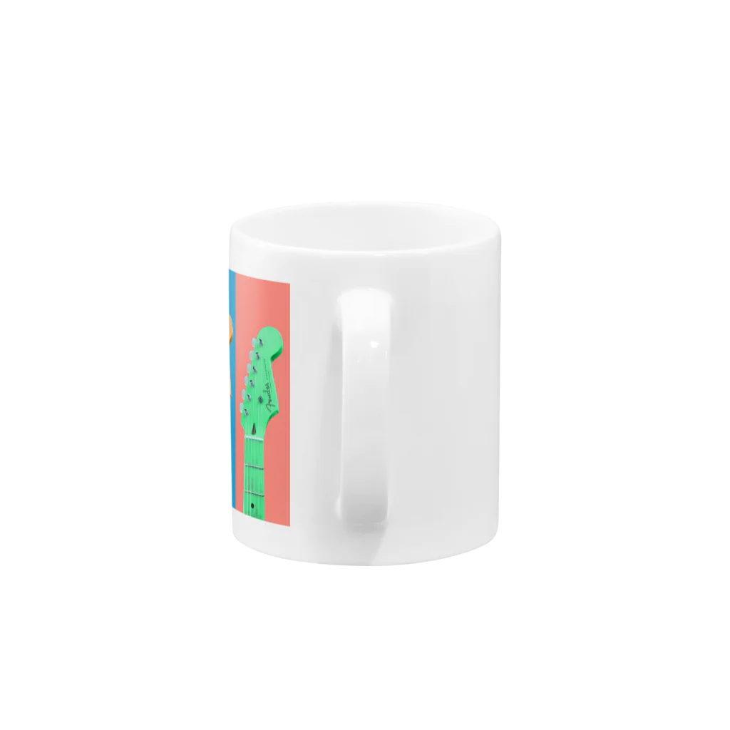 SAKURA スタイルの虹色　フェンダー  Mug :handle