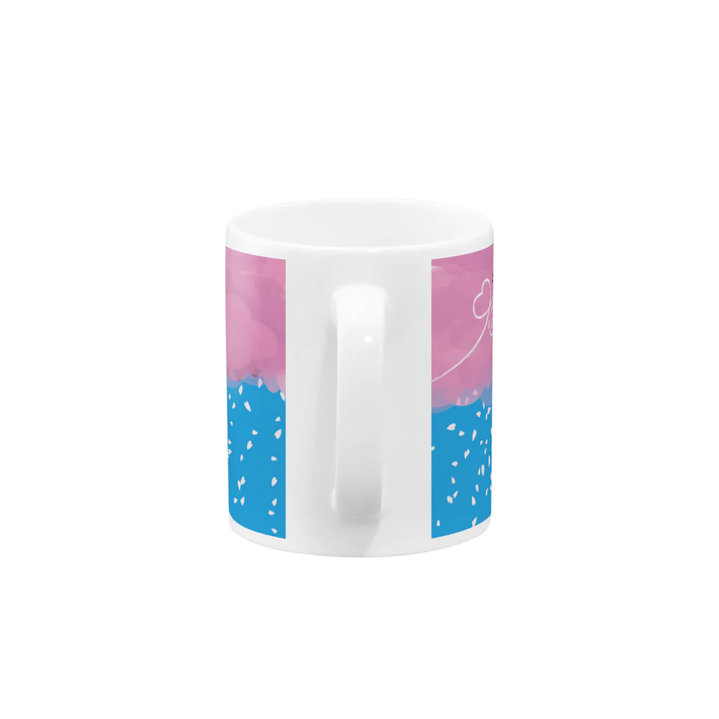 kawaii shopの季節のマグカップ　(春) Mug :handle