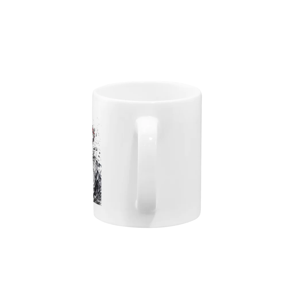 Junichi_Sutoの高級ライン“France Paris Gallery Exhibition”  Mug :handle