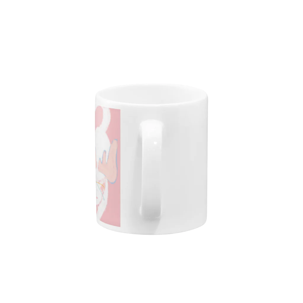 しゅー🌠の天使ねこマグカップ Mug :handle