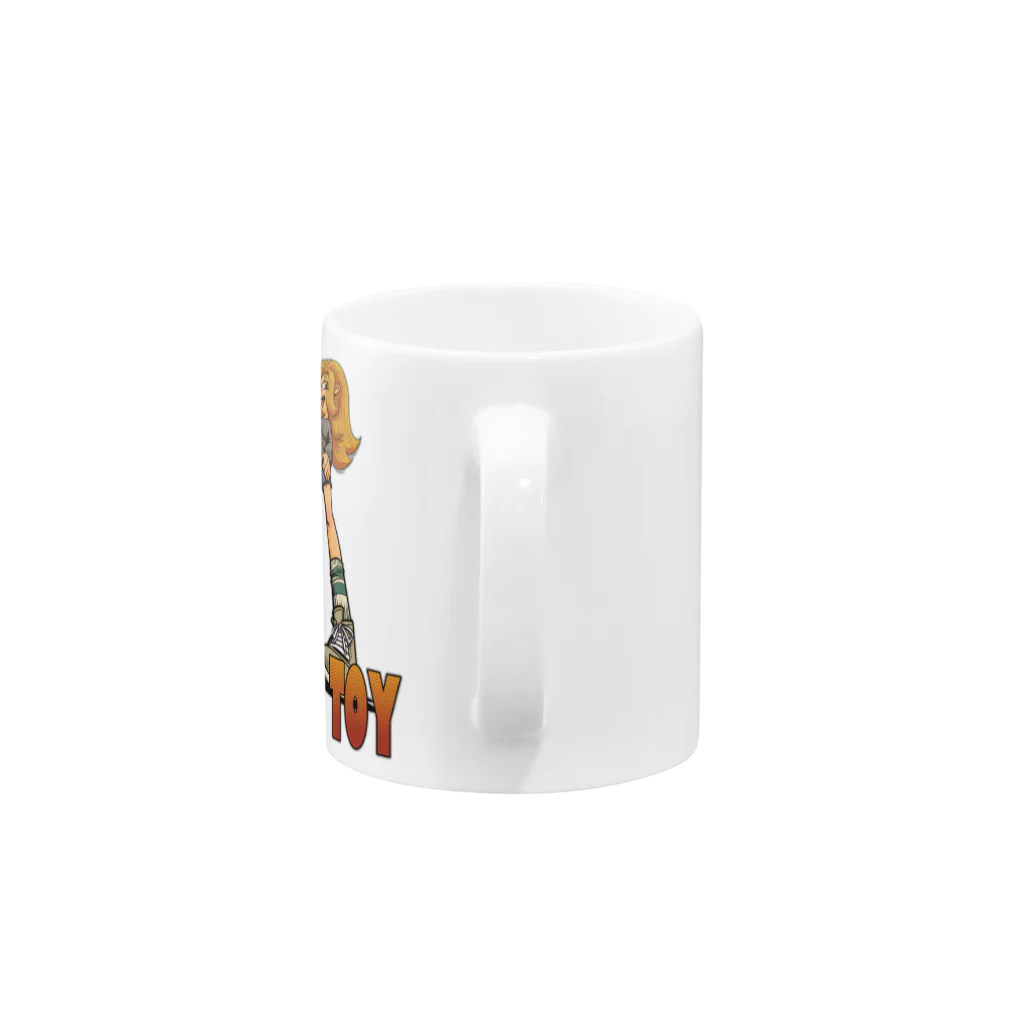 nidan-illustrationの"HEAVY TOY” Mug :handle