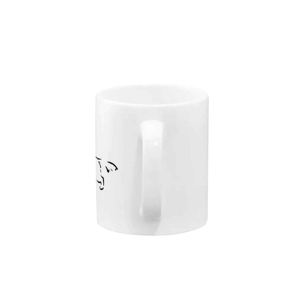 Trimmer “YORI”の『ダックス(シルエット)』 Mug :handle