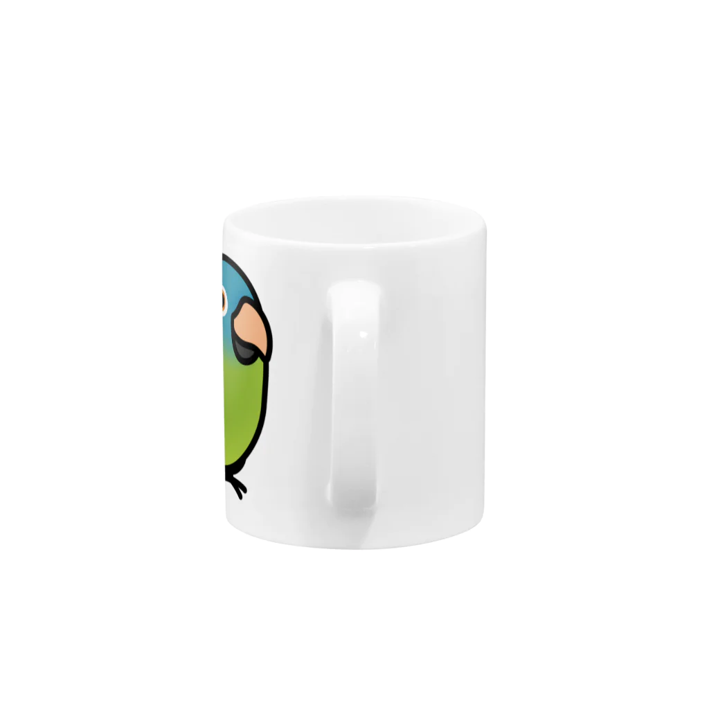 Cody the LovebirdのChubby Bird トガリオインコ Mug :handle