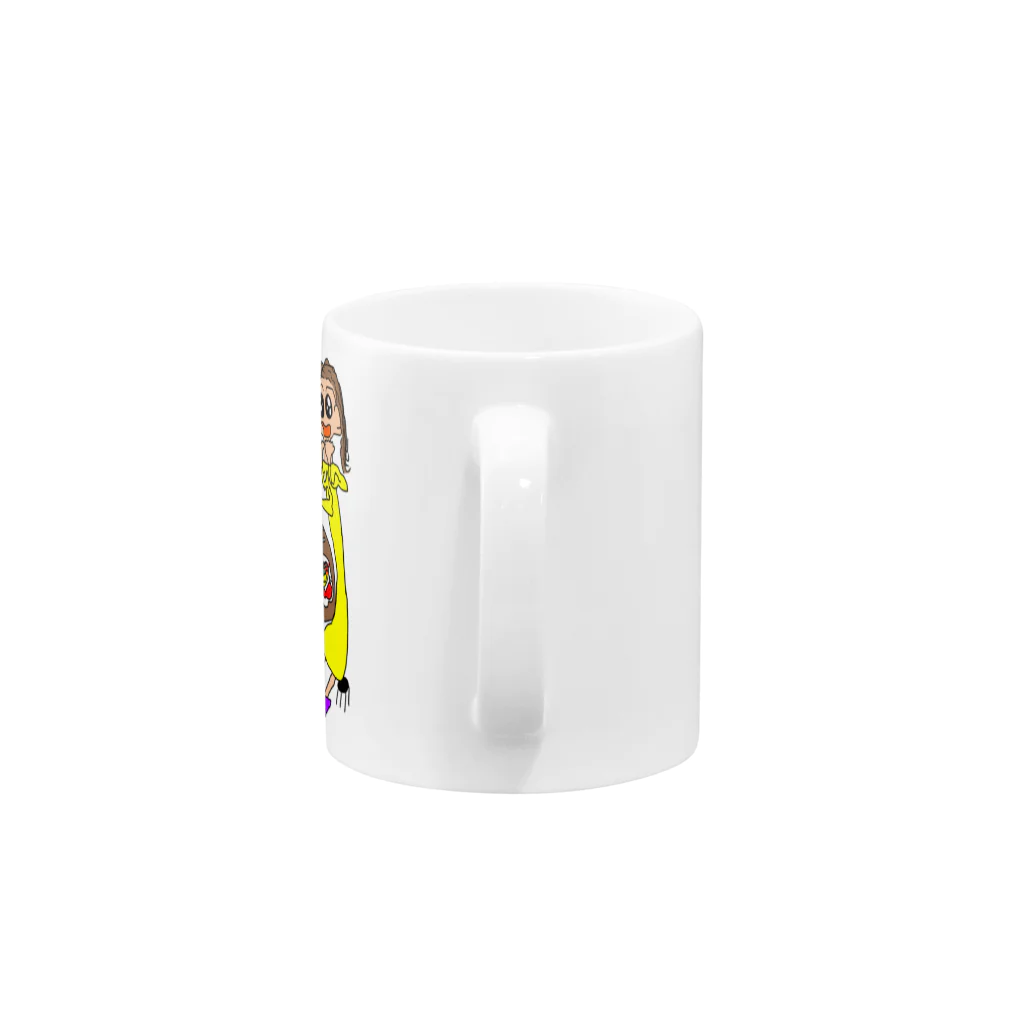 バリ島旅行のみかたストアのYou＆I＆Mieマグカップ Mug :handle