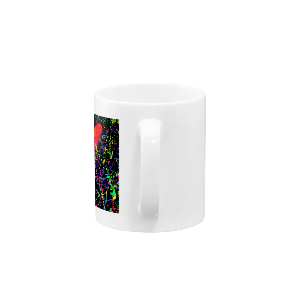 かまやんのプログラミングなお店のバブルス Mug :handle