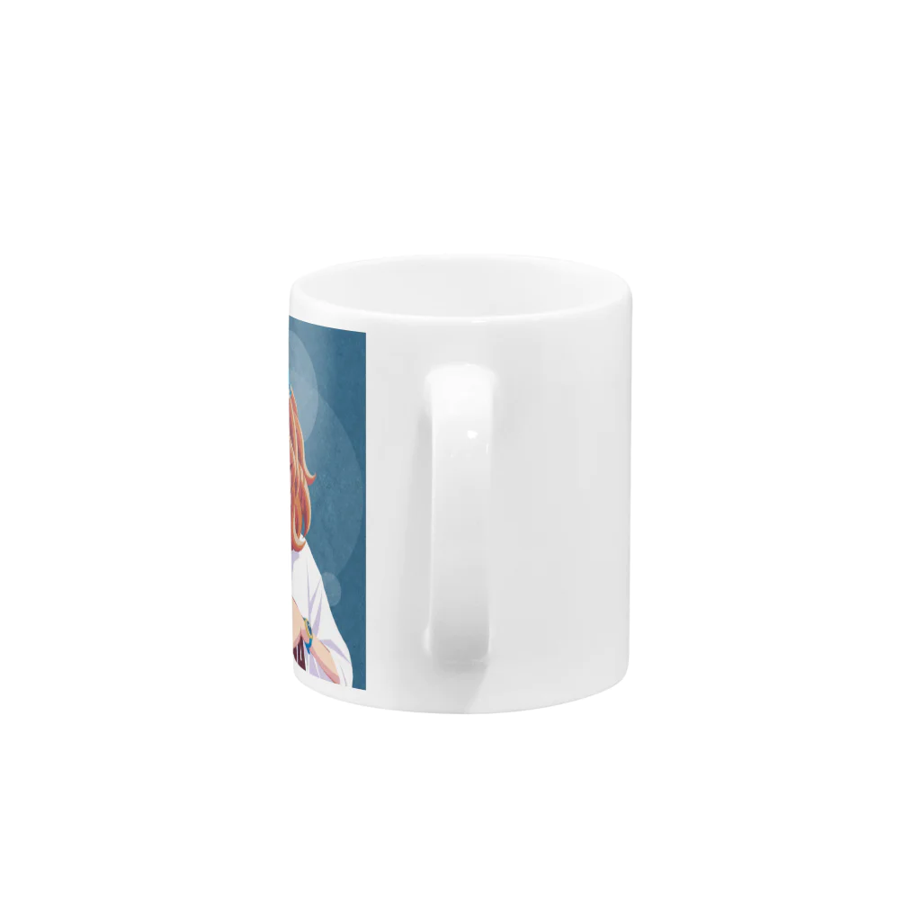 TELLのイラスト小屋のBEER Mug :handle