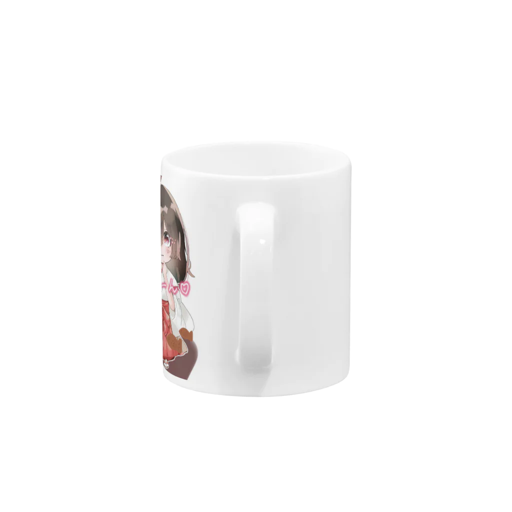 たいやき)3のたいやきのオリジナルグッズ Mug :handle