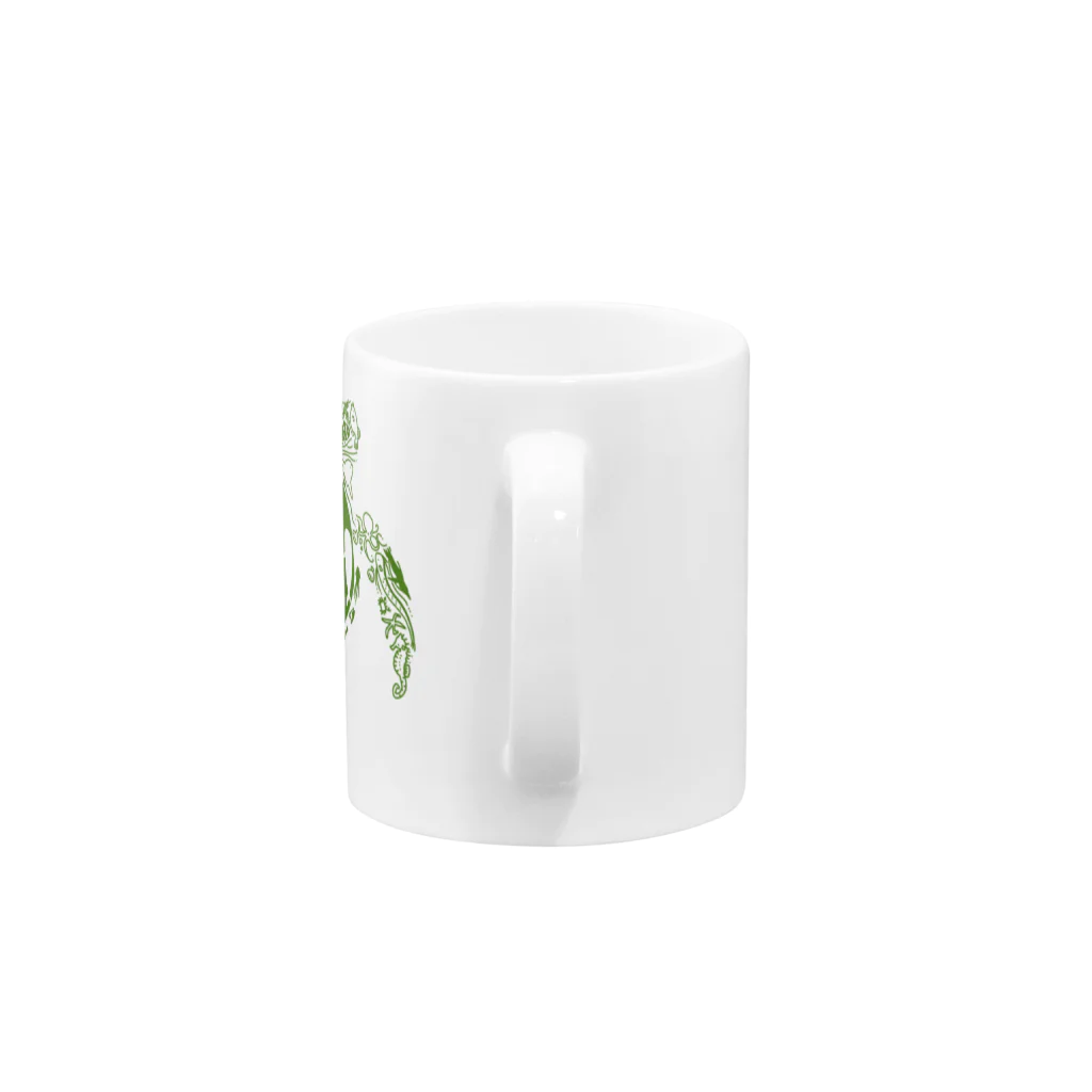 びりぃのうみがめ さかな Mug :handle