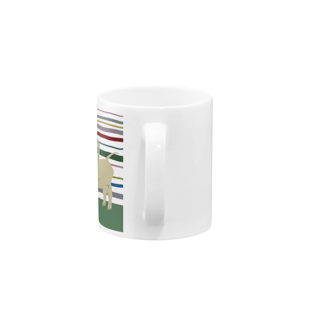 DOG DOG DOGのぶち犬 Mug :handle