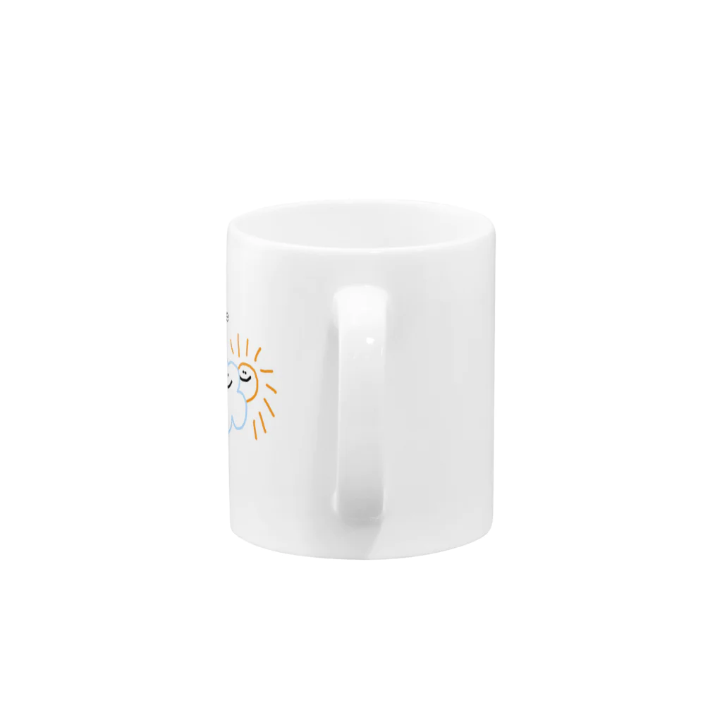 odenの雲と太陽のカップル Mug :handle