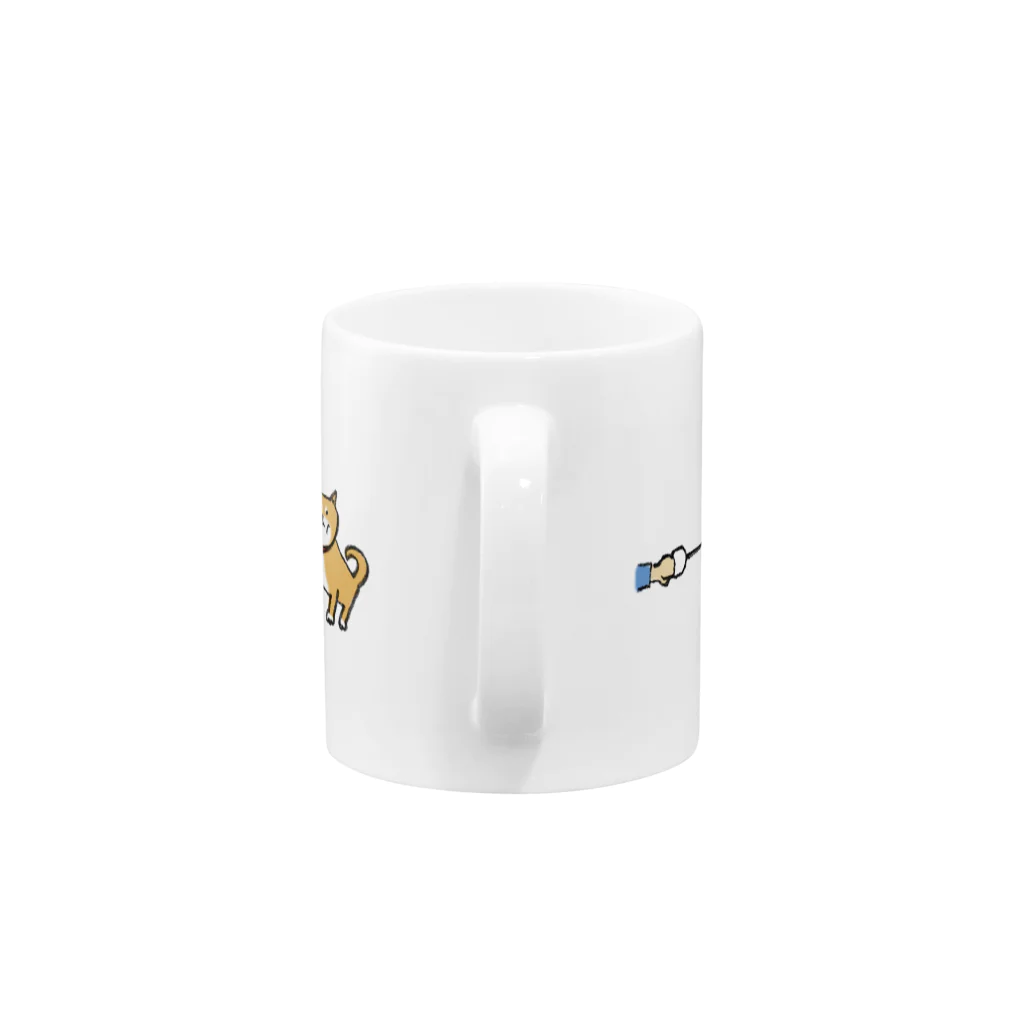 かいわれちゃんの帰りたくない柴犬  Mug :handle