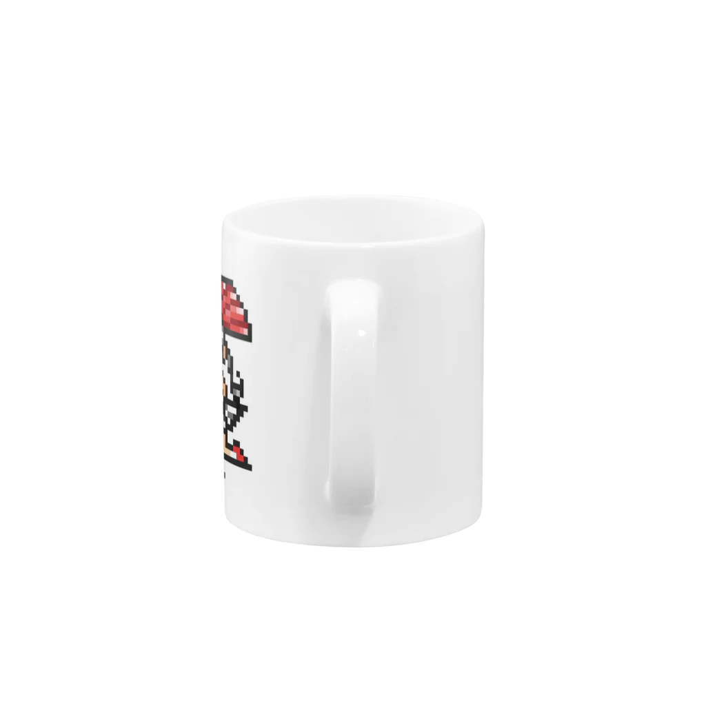 junkfood65の踊るドットアイドル Mug :handle