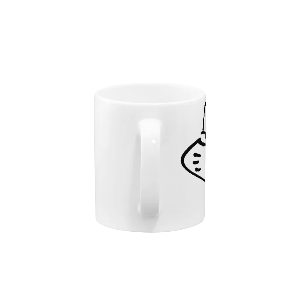 ゼロカロリの欲深きねこ（黒） Mug :handle