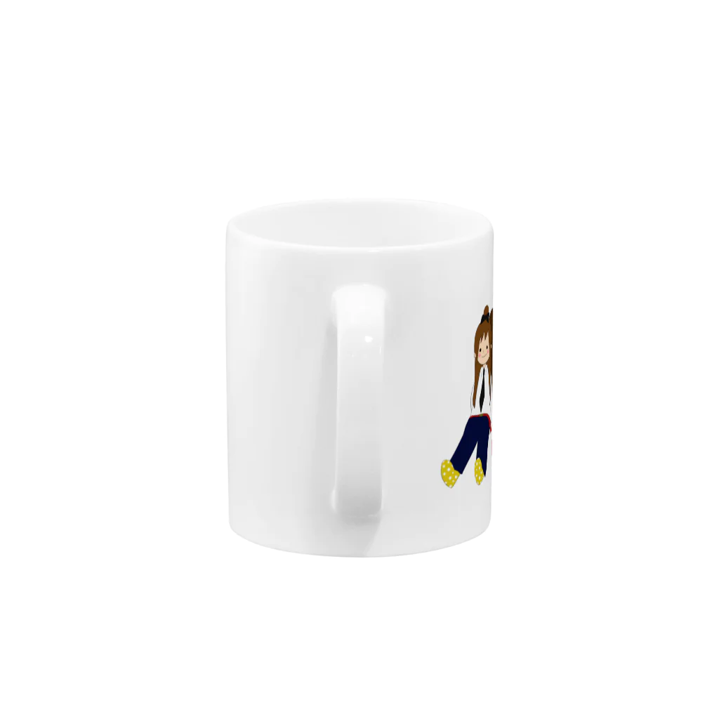 すんこ雑貨店のすんこフレンド Mug :handle