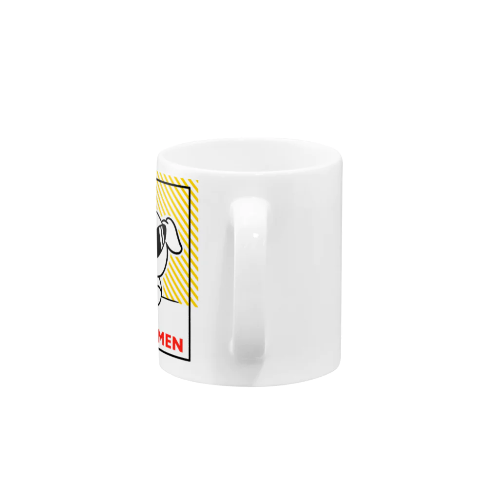 どんたく今池本店　ウェブグッズのI LOVE RAMEN Mug :handle