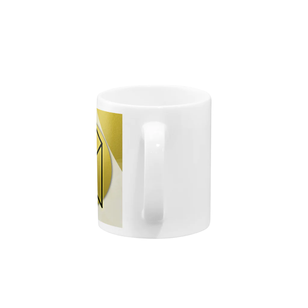 COCOROの館の金運up ルーン重ね文字のお守り 自分用、来客用に♪ Mug :handle