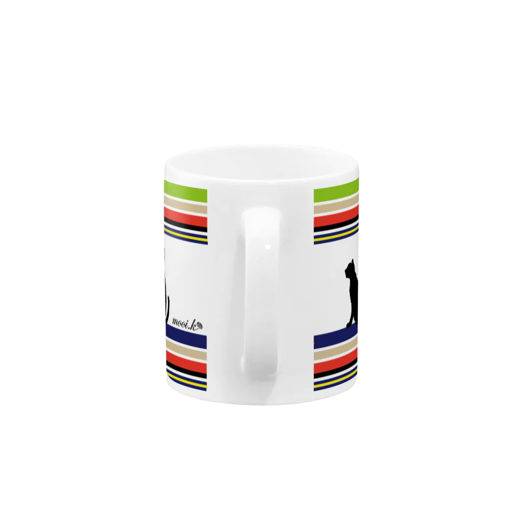 雑貨屋mooi.kのネコさんマグカップ　№７ Mug :handle