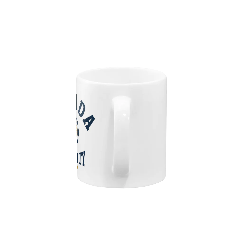 グラフィンのバカダ大学 BAKADA UNIVERSITY Mug :handle