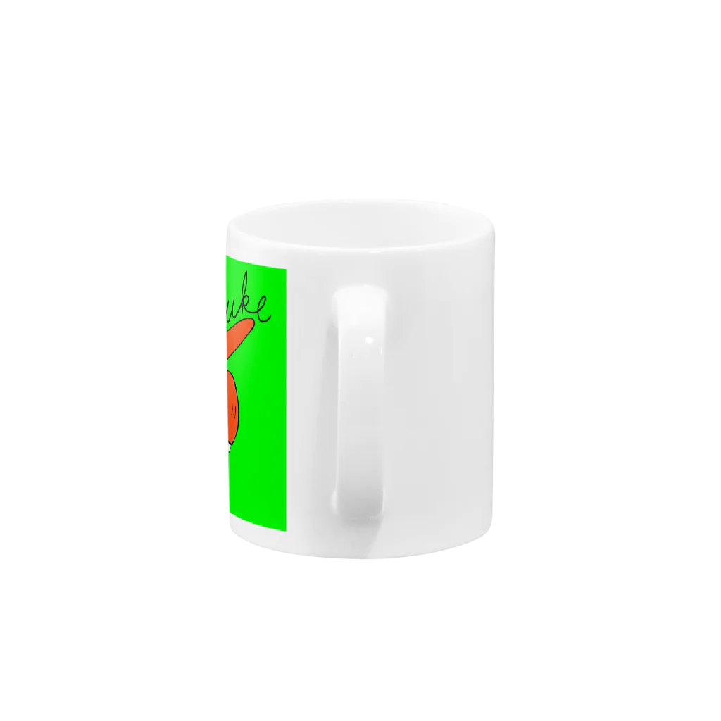 あっちこっち店のハヌケサウルス Mug :handle