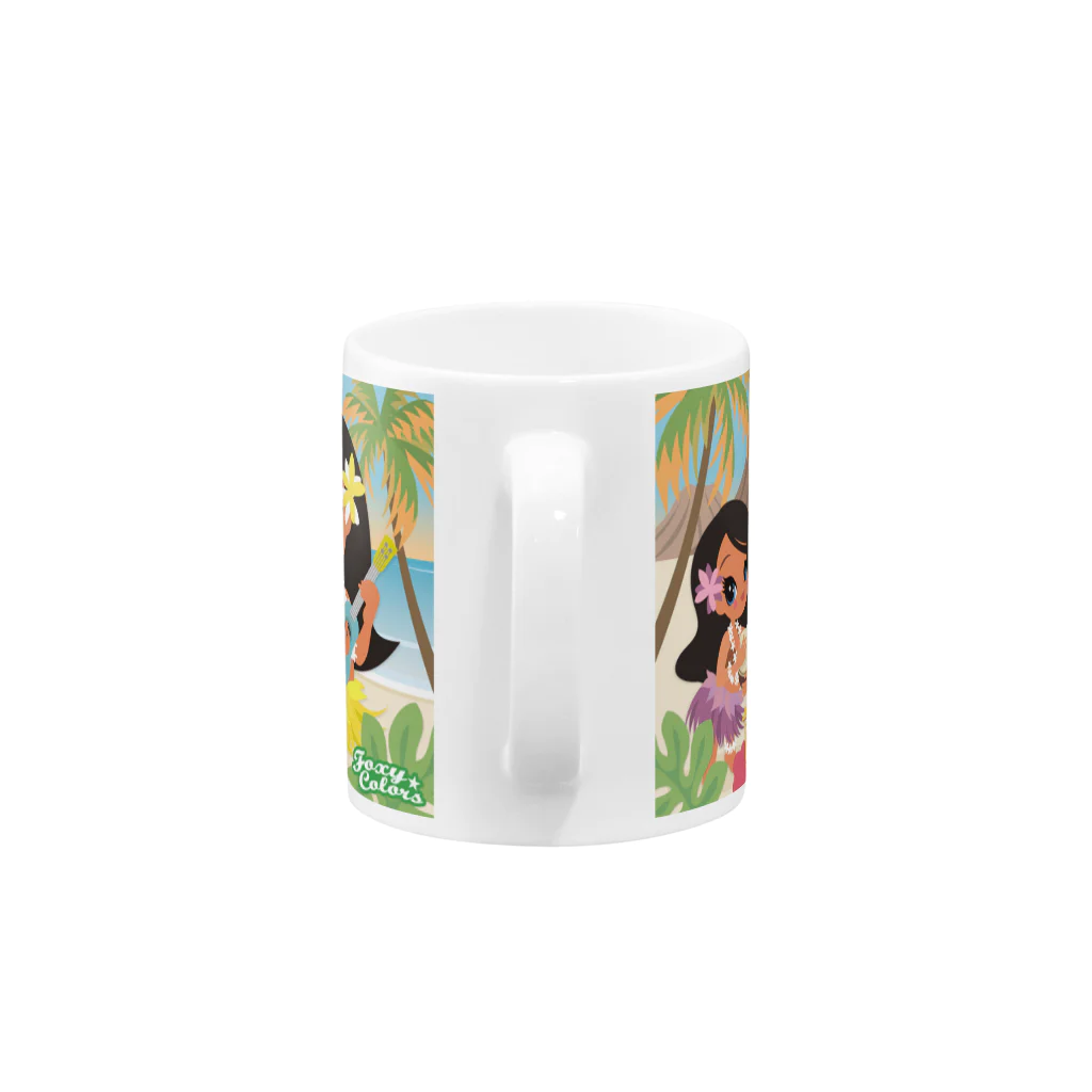 FOXY COLORSのHULA BABY Mug :handle