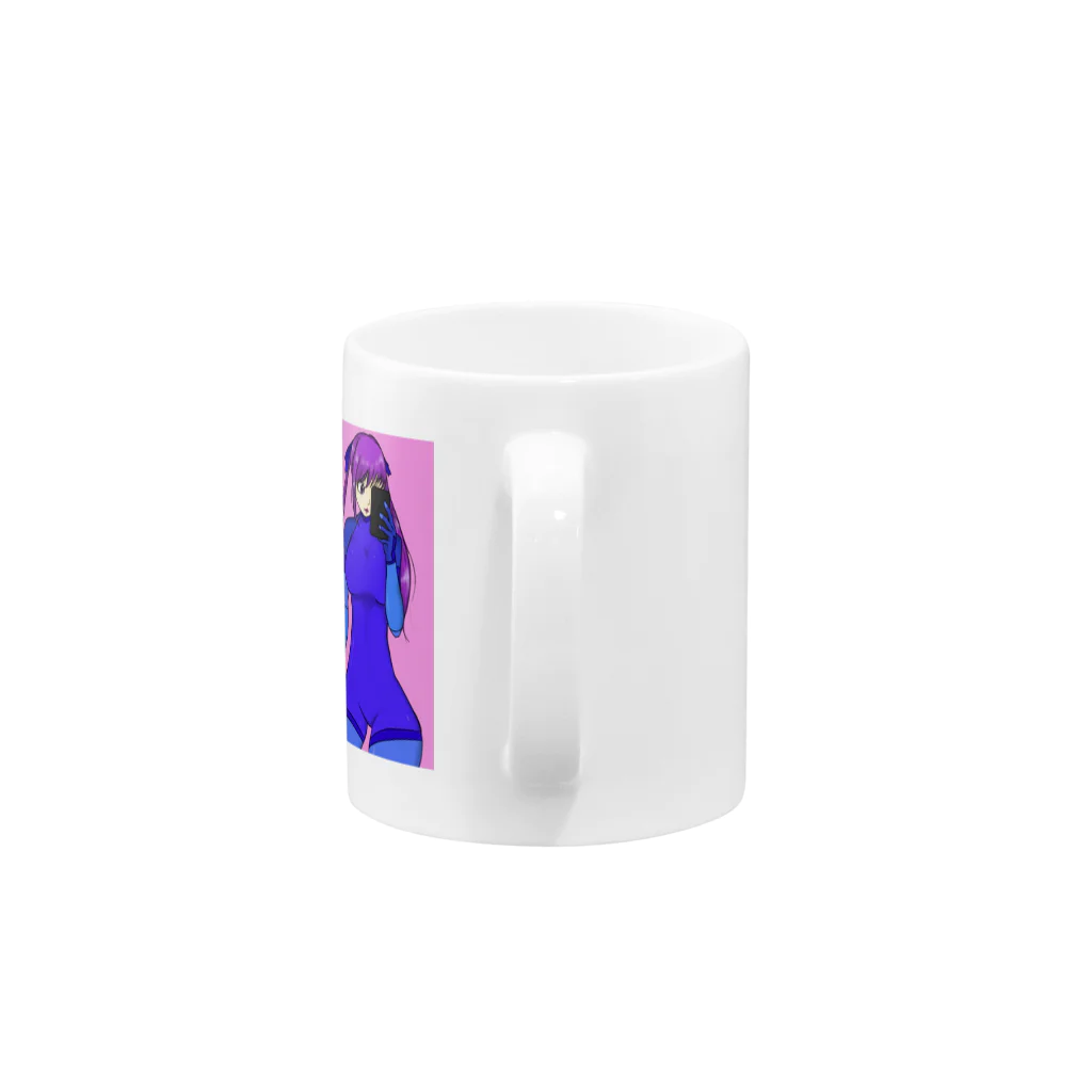 みらーせるふぃびっちのUniverse girl Mug :handle