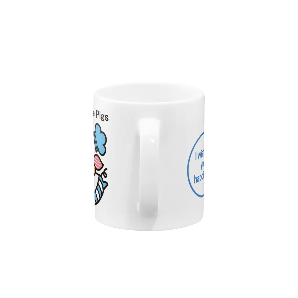 5ひきの子ぶたの【絵本】５ひきの子ぶた Mug :handle