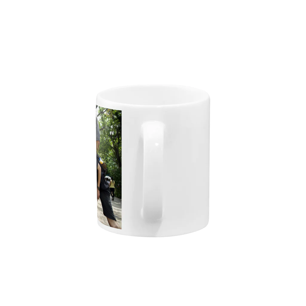 charmeのティラノ Mug :handle