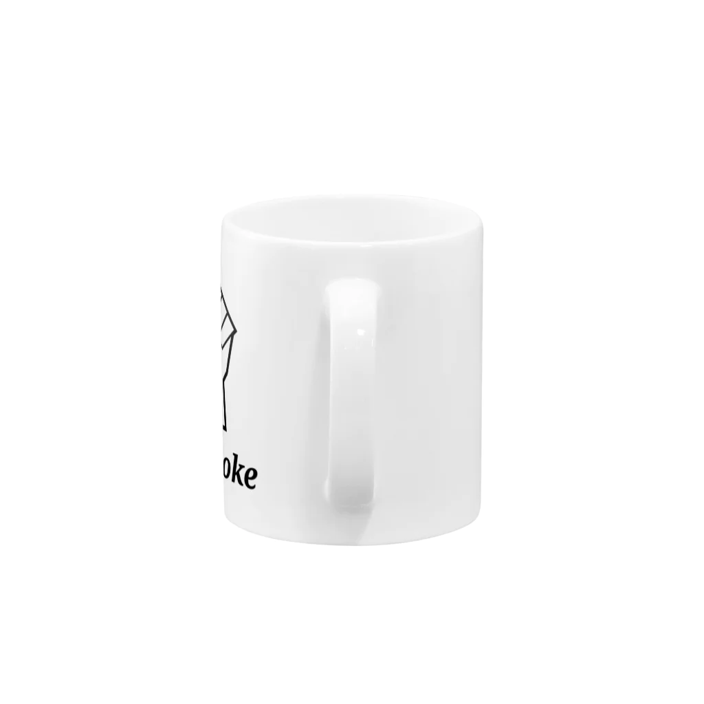 manabiyaのキレボケ Mug :handle