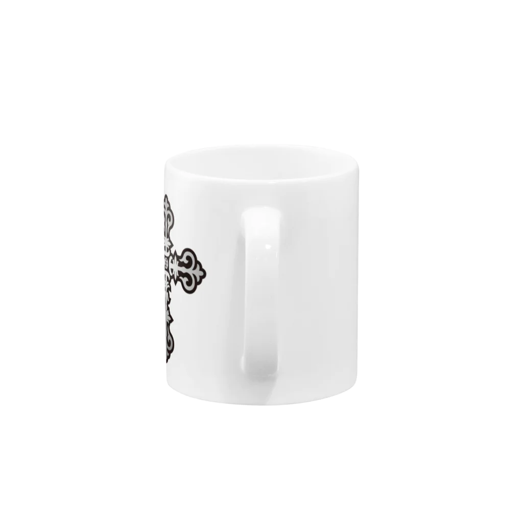 Fickleのシルバークロス／Pray for the World Mug :handle