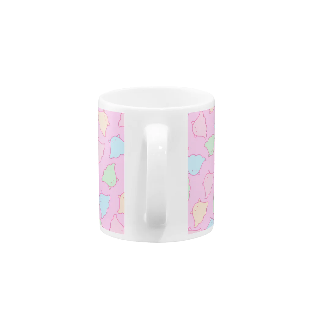 ○○(にわ)のめんだこ(ピンク) Mug :handle