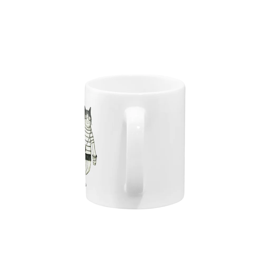 CHIEKO  TERASAWAの朝食を買いに Mug :handle