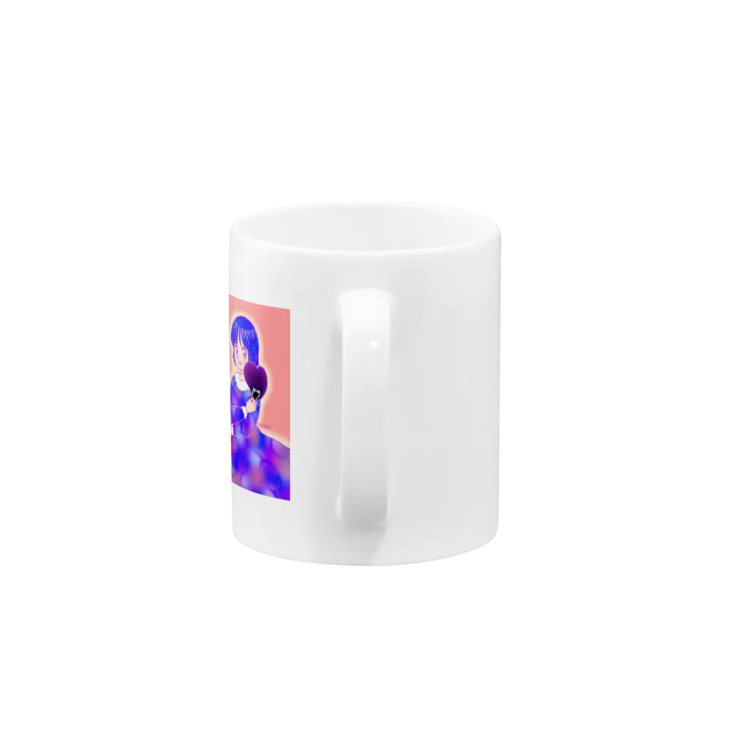 pansy shopのパンジーっ子 Mug :handle