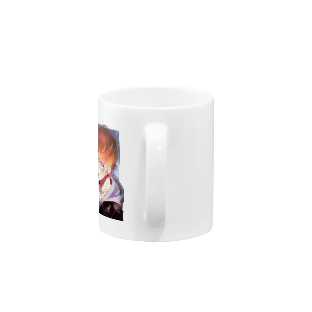 星海乃の狼と男の子 Mug :handle