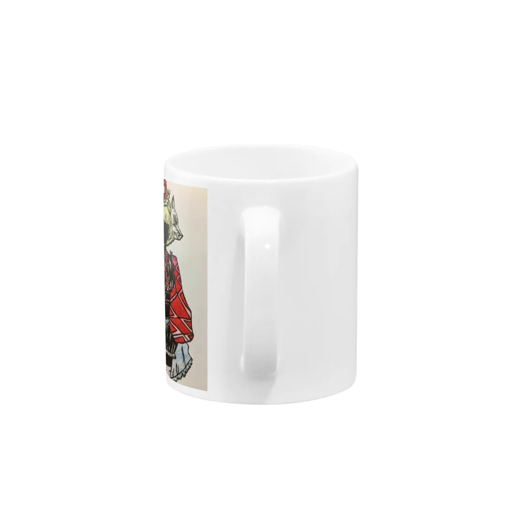 kesiの座敷童子 Mug :handle