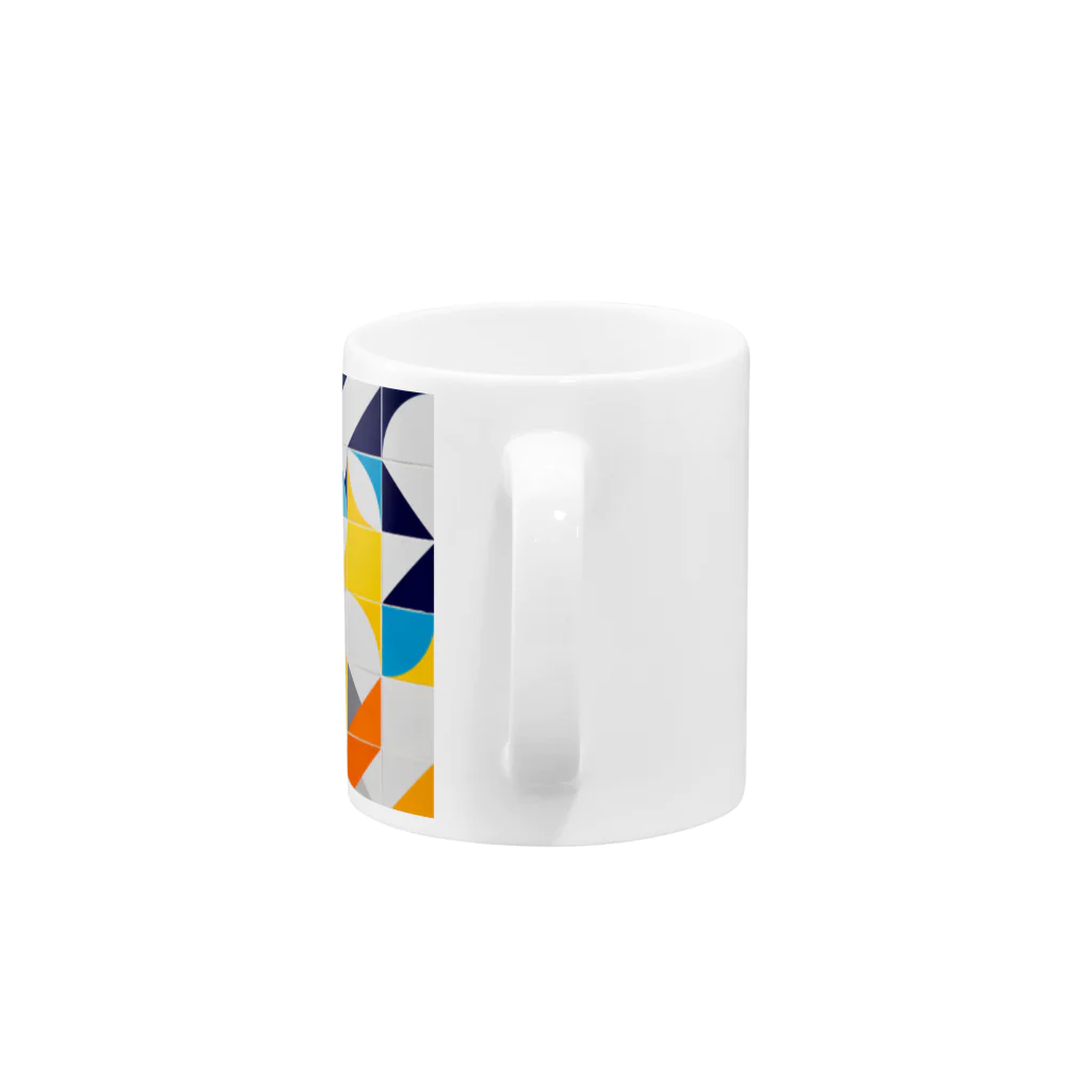 𝙈𝙊𝙈𝙊'𝙨 𝙎𝙝𝙤𝙥のレトロなタイル 01 Mug :handle