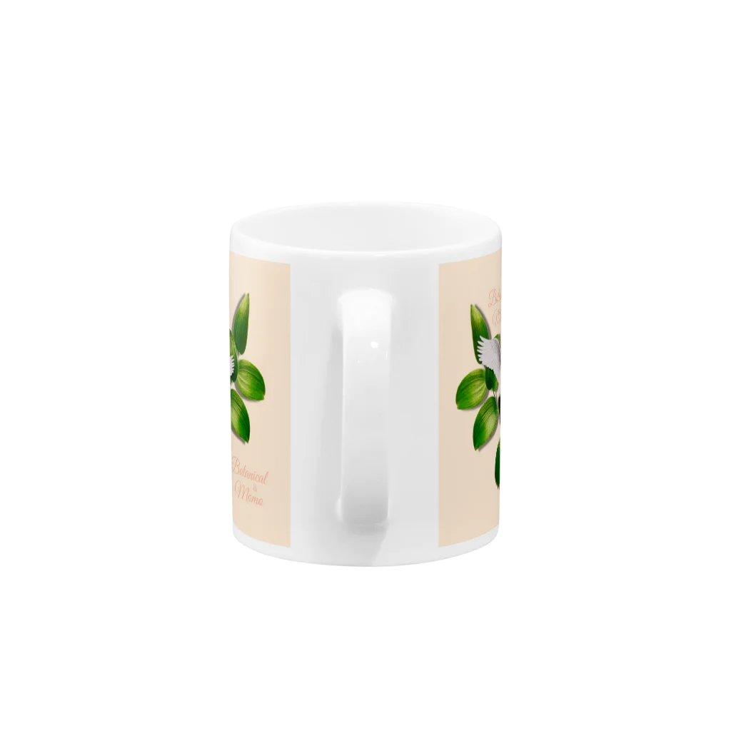 𝙈𝙊𝙈𝙊'𝙨 𝙎𝙝𝙤𝙥のbotanical-MOMO-03 Mug :handle