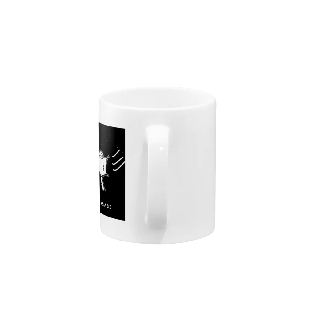 おかおかおかかのMUSASABI Mug :handle