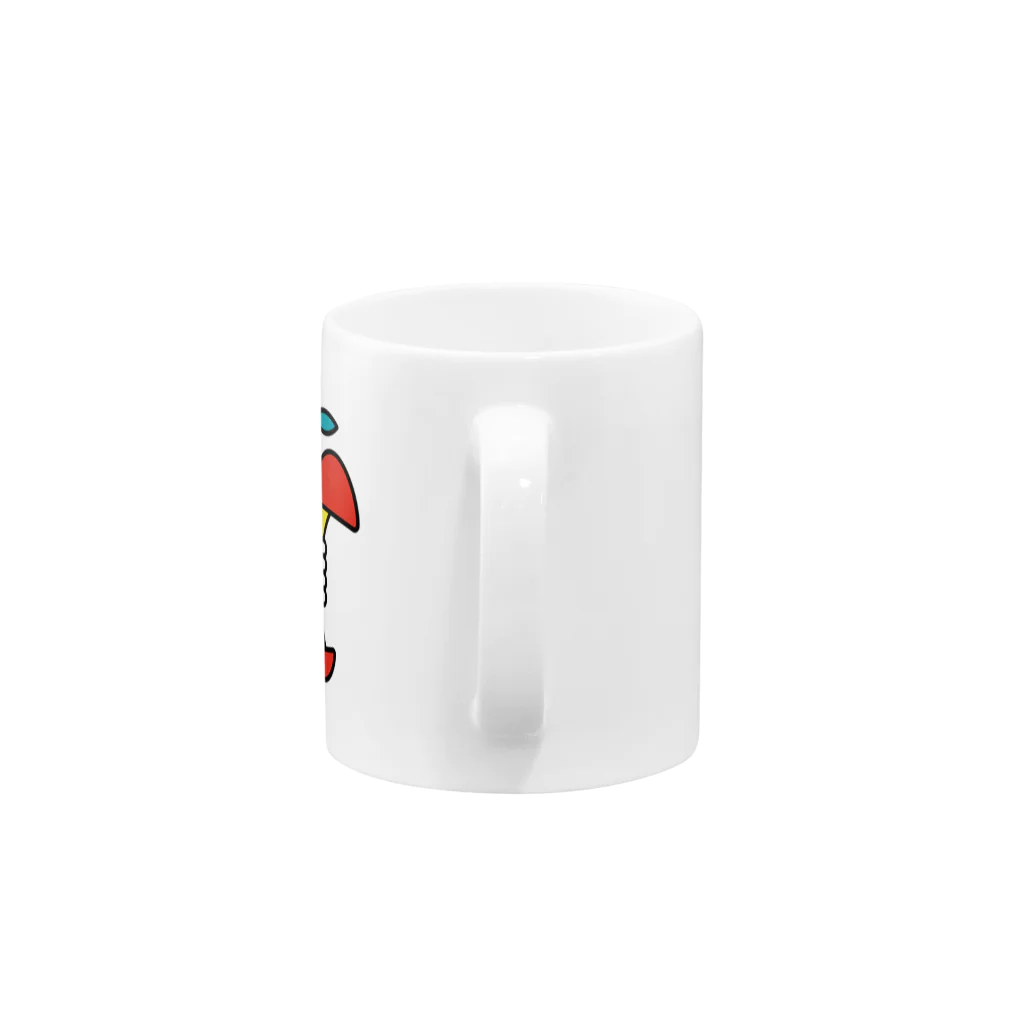 HAZAMAの芯のあるひとになりたい Mug :handle