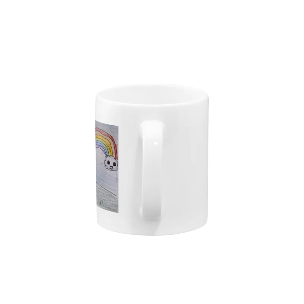 tomarionmamaの太陽と虹 Mug :handle