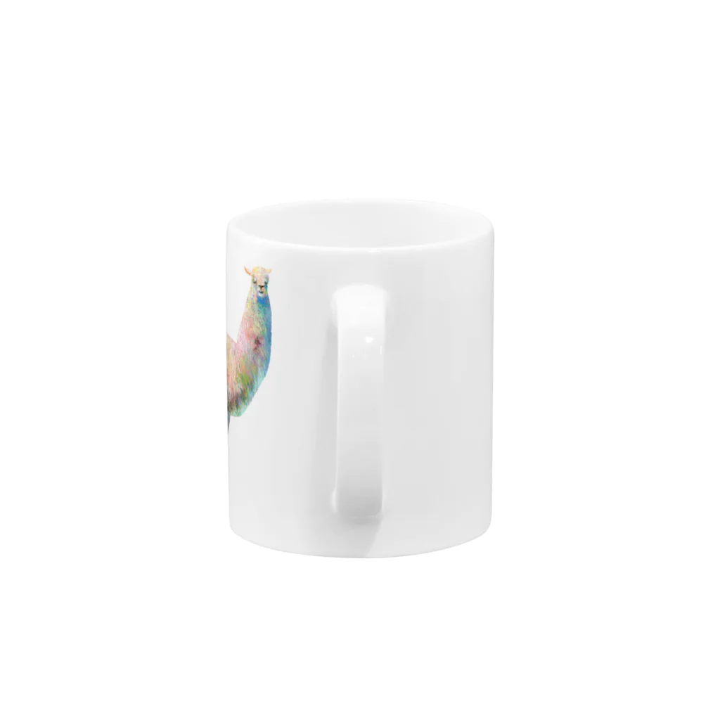 TAANAのアルパカ Mug :handle