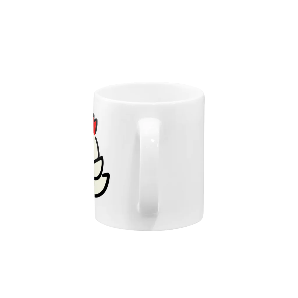 akkeyのショップのニワトリマグカップ Mug :handle