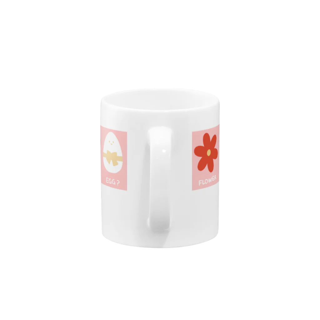 プリティしりのイースターけだまちゃん Mug :handle