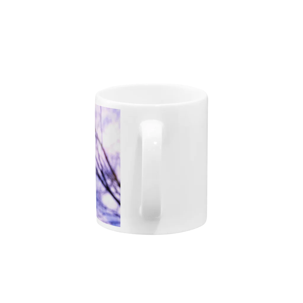 水-素-水の水素桜 Mug :handle
