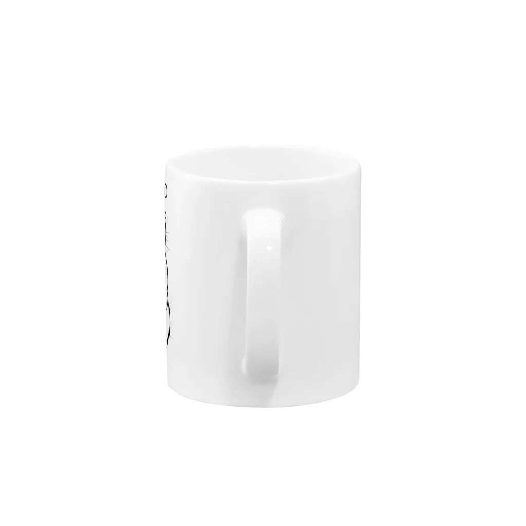 chocotto-のカワUSOマグカップ Mug :handle