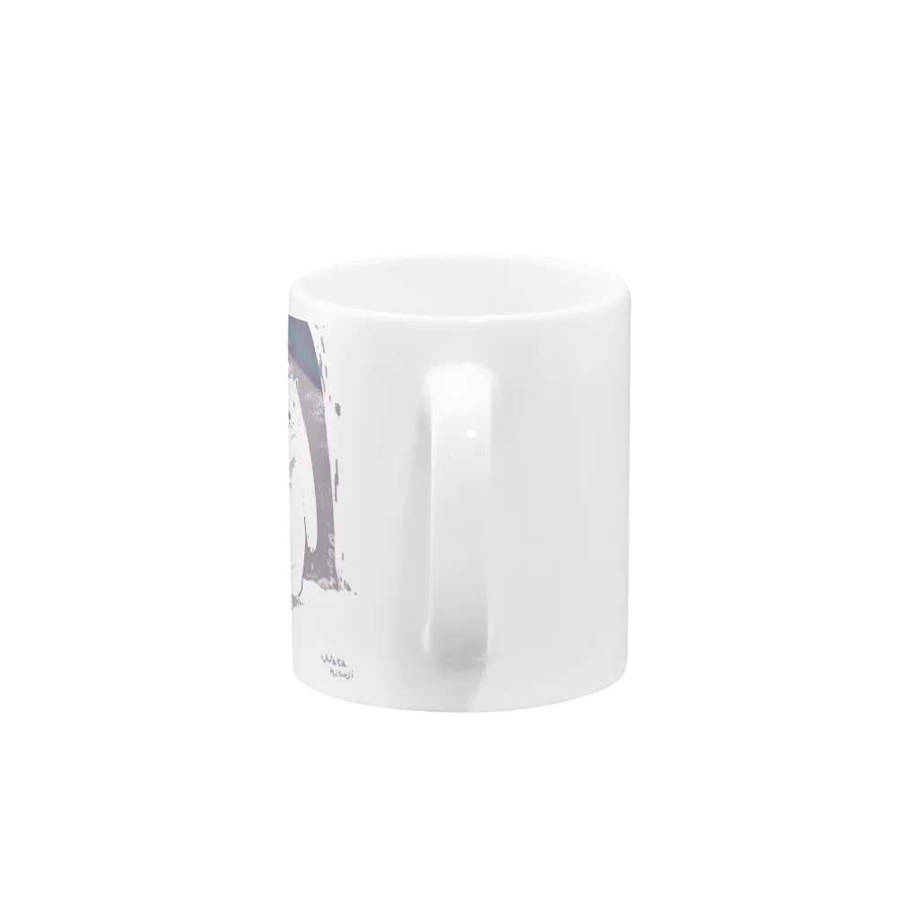 わたひつじの白くま紳士 Mug :handle