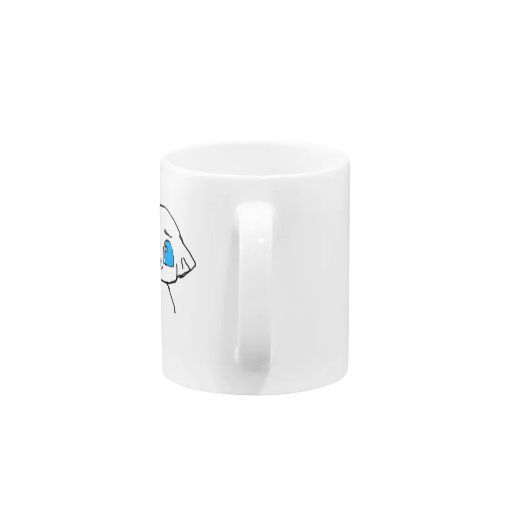 niina2117の困りいぬ Mug :handle