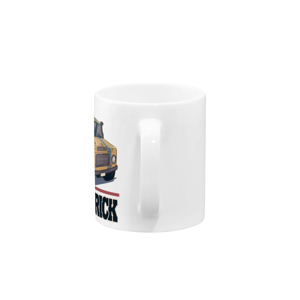 nidan-illustrationの"WIDE BRICK" Mug :handle