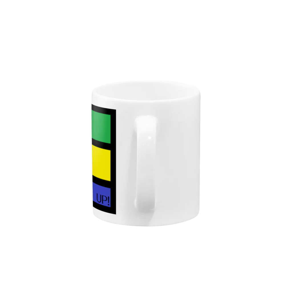 メイビークローバー【雑貨店】のＵＰ！ Mug :handle